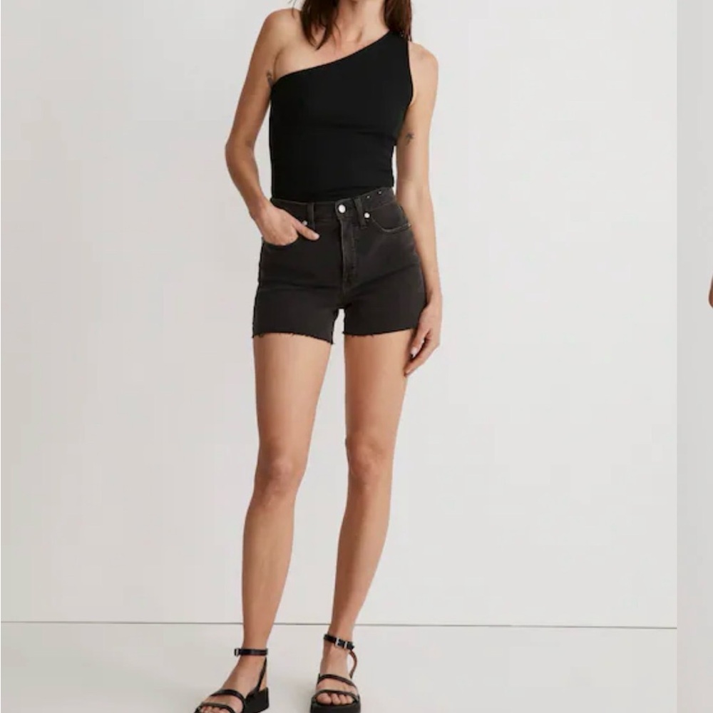 Madewell Women's Black Denim Shorts
